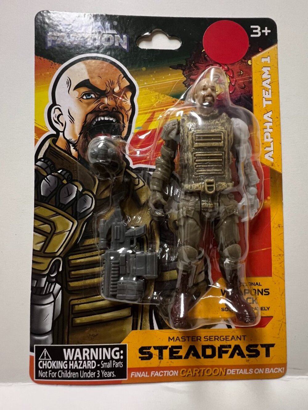 Final Faction Alpha Team 1 Action Figure - Master Sergeant (MSGT) Steadfast